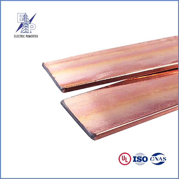 Copper Plated Ground Flat Steel